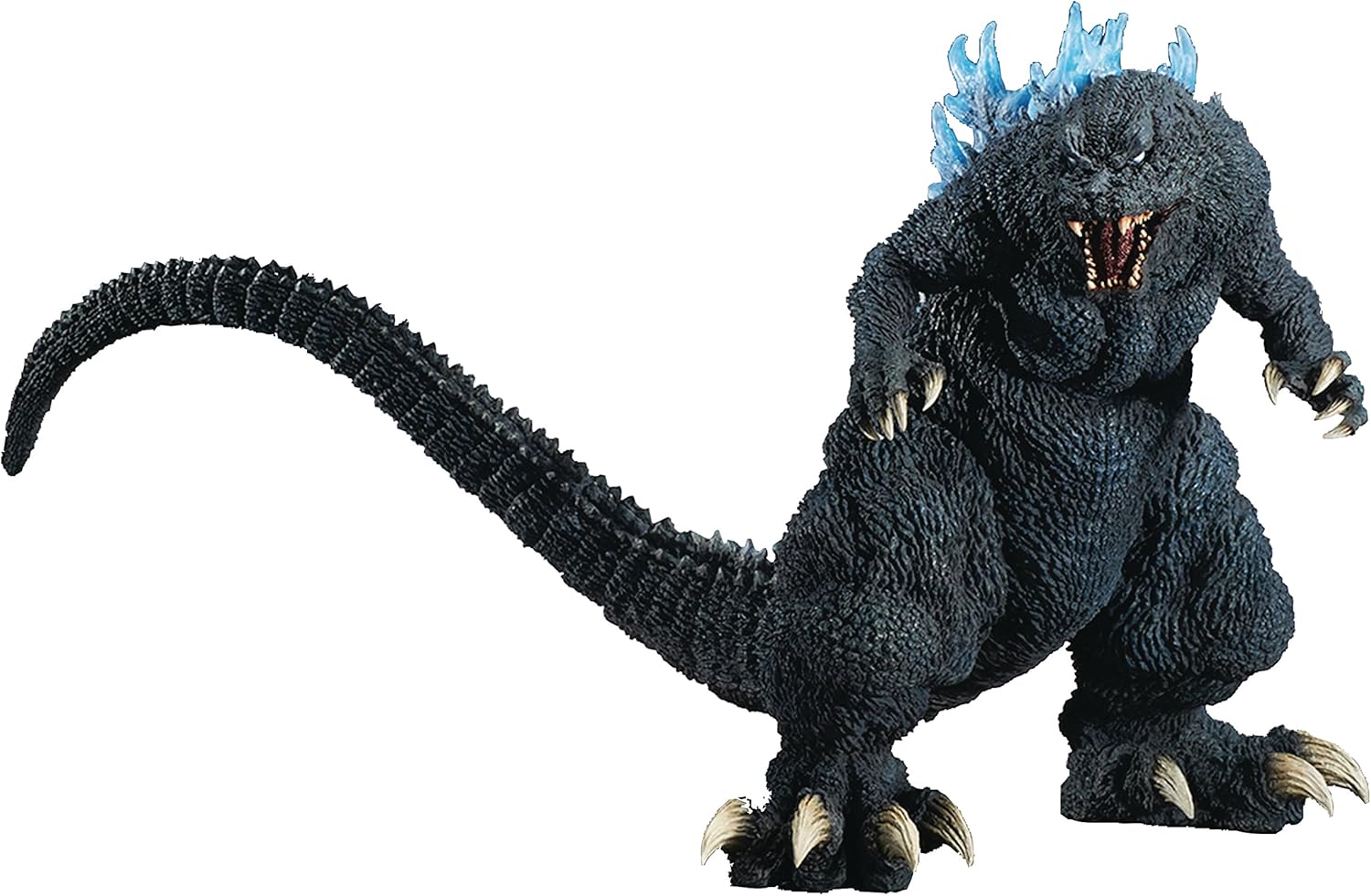 XPLUS Gigantic Series Godzilla 2001 Blue Dorsal Fin Version Action