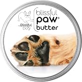 The Blissful Dog Paw Butter, Moisturizer for Dry Paw Pads, Softens and Protects a Rough Paw in Winter, Versatile, Lick-Safe Dog Paw Pad Balm, 1 oz.