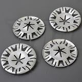 IRYNA VW 30mm Underbody Heat Shield Clips 20 Pieces Metal Locking Star Washers view 6