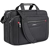 VANKEAN Laptop Bag Premium Laptop Case Business Briefcase Fits Up to 17.3 Inch Laptop Expandable Water-Repellent Shoulder Mes