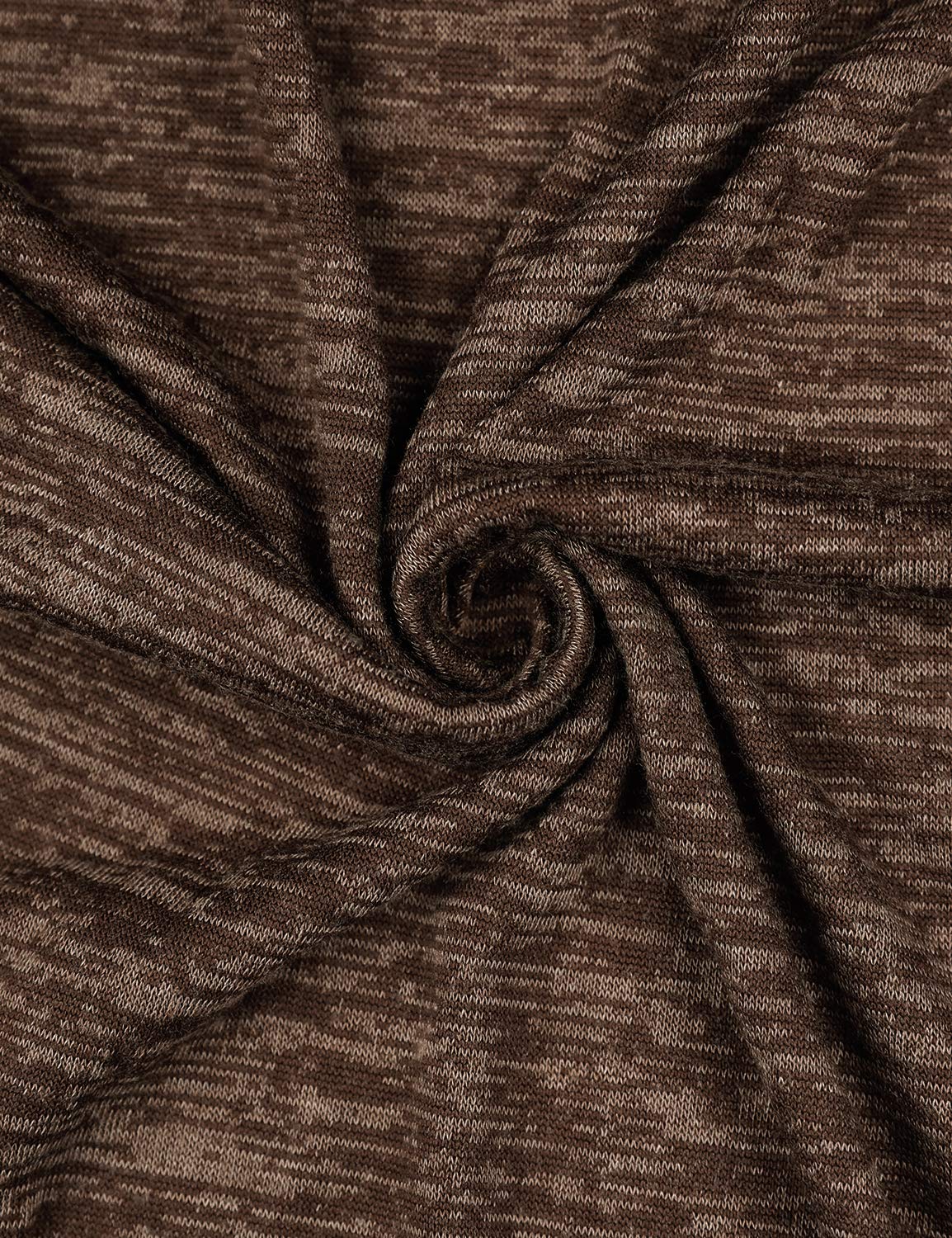 Blooming Jelly Ladies Tie Up Top Asymmetric Casual T Shirt Summer Tops for Women Going Out Brown,S