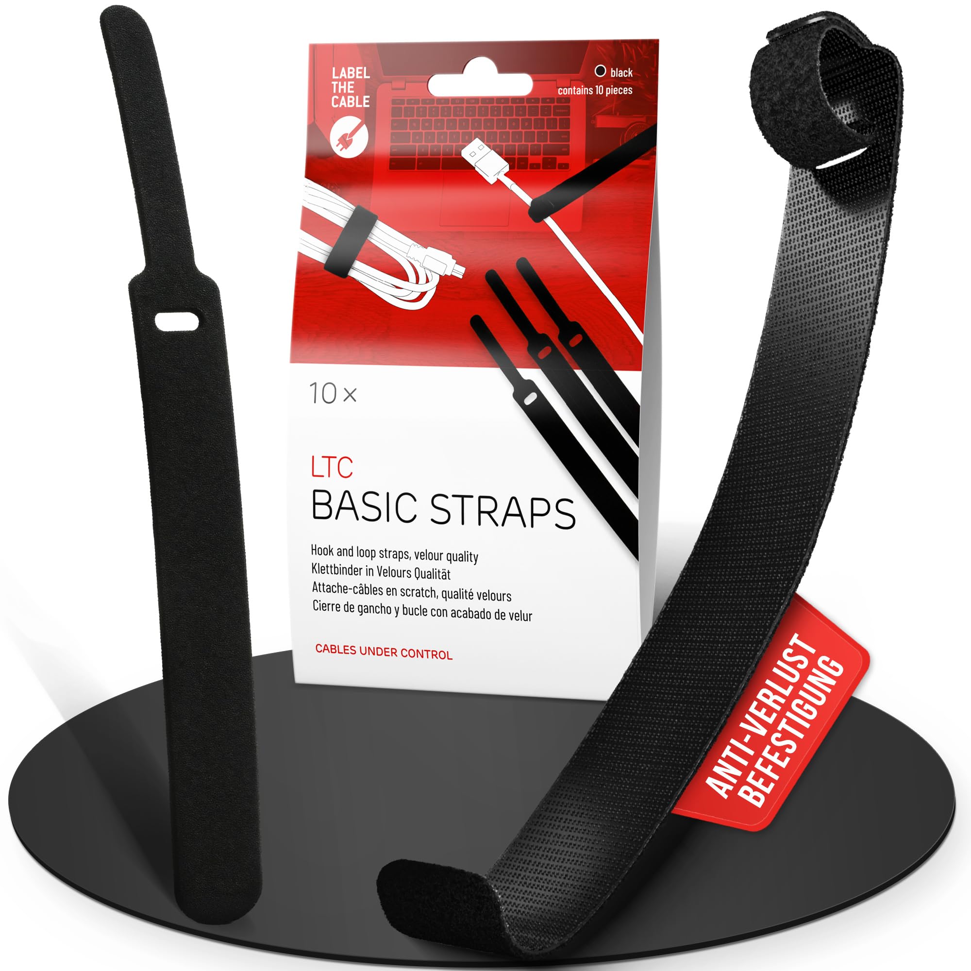 Best Price Square CABLE LABEL LTC BASIC 10PK BLK BPSCA LTC1110 - LM01051 By LABEL THE CABLE