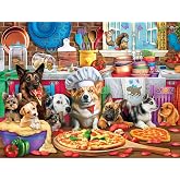 Buffalo Games - Andrew Farley - Finned, Furred, and Feathered Friends - Puzzle da 750 pezzi per adulti impegnativo puzzle perfetto per serate di gioco