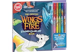 KlutzPress Wings of Fire Stained Glass Art