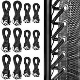 12 Cords Zero Gravity Chair Replacement Cord, Black Elastic Cord，Universal | Antigravity Chair Replacement,Universal Repair Cord Kit for Repairing Zero Gravity Chair Elastic