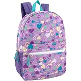 Trail maker 17 inch Backpack for Travel &amp; Commute, Zippered Front &amp; Mesh Side Pockets, Padded Straps