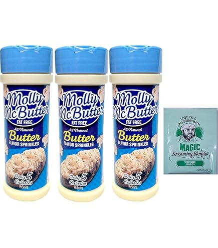 Amazon.com: Molly McButter Fat Free BUTTER FLAVOR SPRINKLES 2oz (6