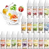 Food Flavoring Oil, 18 Flavors 100% Pure Natural Extract Liquid Oil - Water & Oil Soluble - Concentrated Candy Flavoring for 