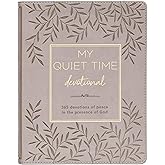 My Quiet Time Devotional - 365 Devotions for Women To Bring You Into The Peace Of The Presence of God Cappuccino, Faux Leather Flexcover Gift Book w/Ribbon Marker