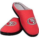 FOCO Men's NFL Team Logo Memory Foam Slide Slippers
