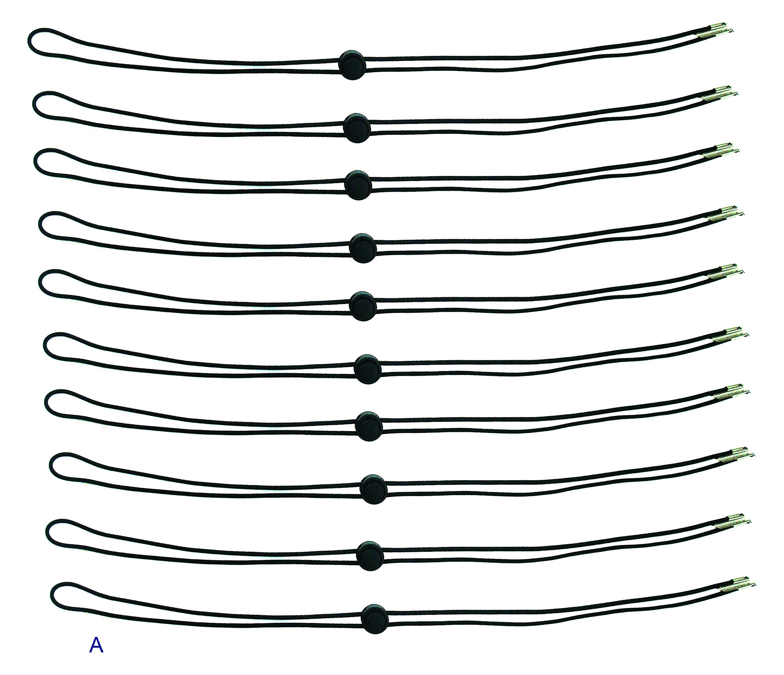 MYIW Hat Windy Clips for Boating,Hat Rides Cap Retainer for Fishing,Hat Keeper and Eyewear Holder,Pack of 10 pcs (A)