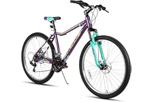 HH HILAND HILAND 20 Inch 26 Inch Mountain Bike for Women Girl, Lock-Out Suspension Fork, Aluminum Frame, Adult Ladies Mens MTB Bicycle