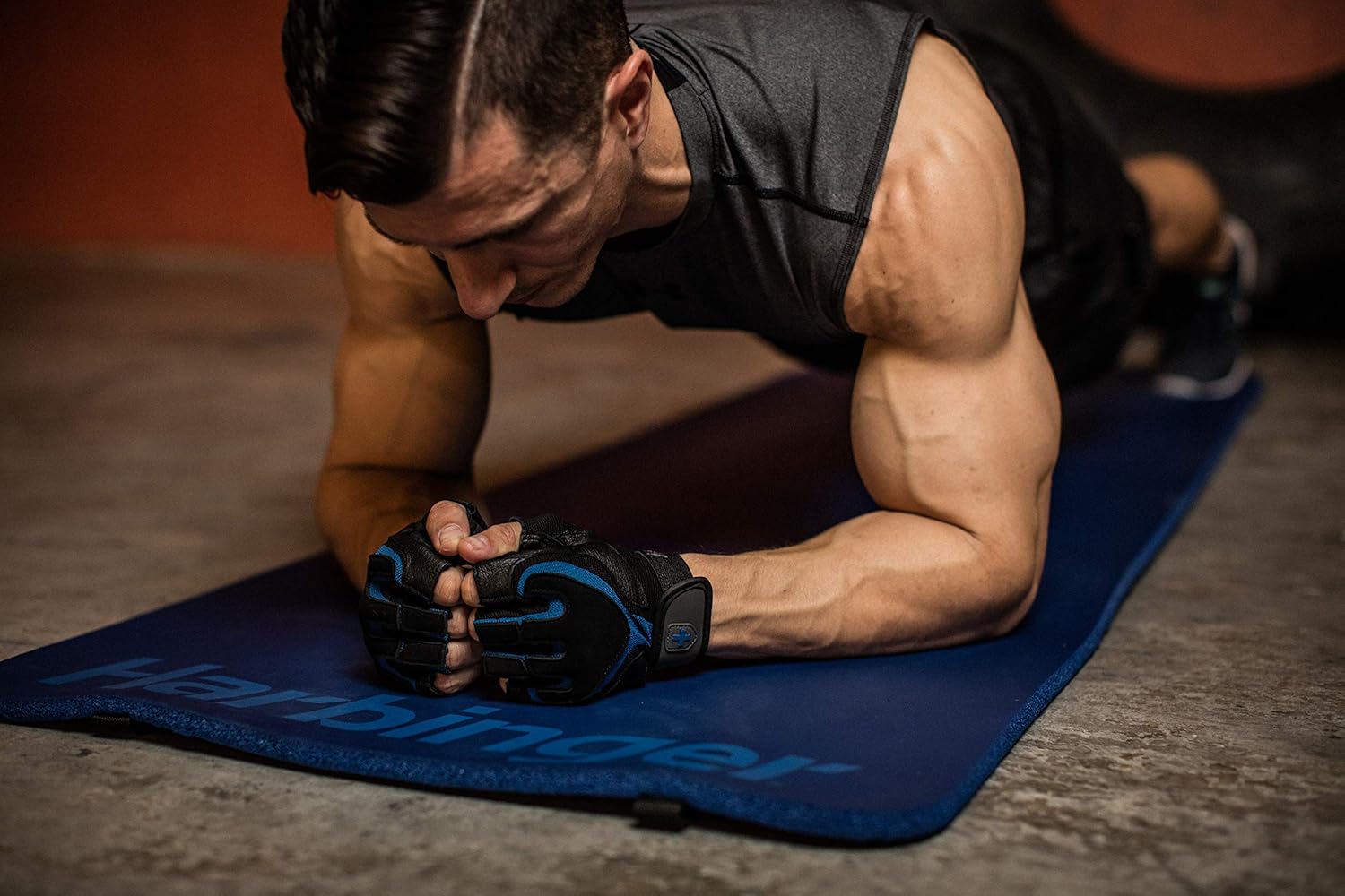 Harbinger Ribbed Durafoam Exercise Mat 5/8-Inch, Green : Sports & Outdoors