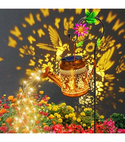 Cdiscount Lampes Solaires Suspendues Colibri - 2 Pièces | Lanterne Solaire Étanche IP65 Pour Jardin, Balcon Lanterne Extérieure