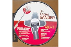 SACKORANGE 9 Inch Radial Hand Drywall Sander - Premium Wall Cleaning and Polishing Tool with Hook and Loop System – An Unmatched Unique Metal Pivoting Hinge Drywall Sander …