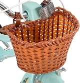 STITCH MANCHI 12 Inch Kids Bike with Basket Stabiliser Mint Green view 8