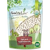 Food to Live Organic Navy Beans, 3 Pounds Non-GMO verified, Kosher, Vegan, Dried White, Bulk. High in Protein and Dietary Fib
