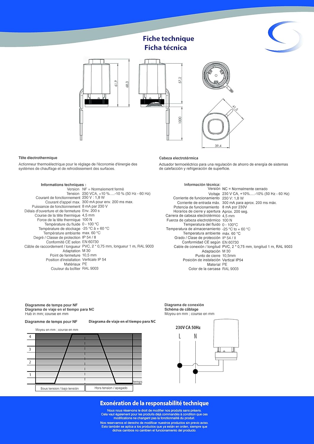Salus Thermal actuator for energy-saving rules of surface heating - and cooling systems - Image 5
