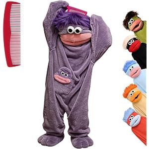 Big Mouth Monster Onesie Silly Monster Plush Onesie Pajamas Loungewear | Adult Silly Big Mouth Monsters Plush Jumpsuit with P