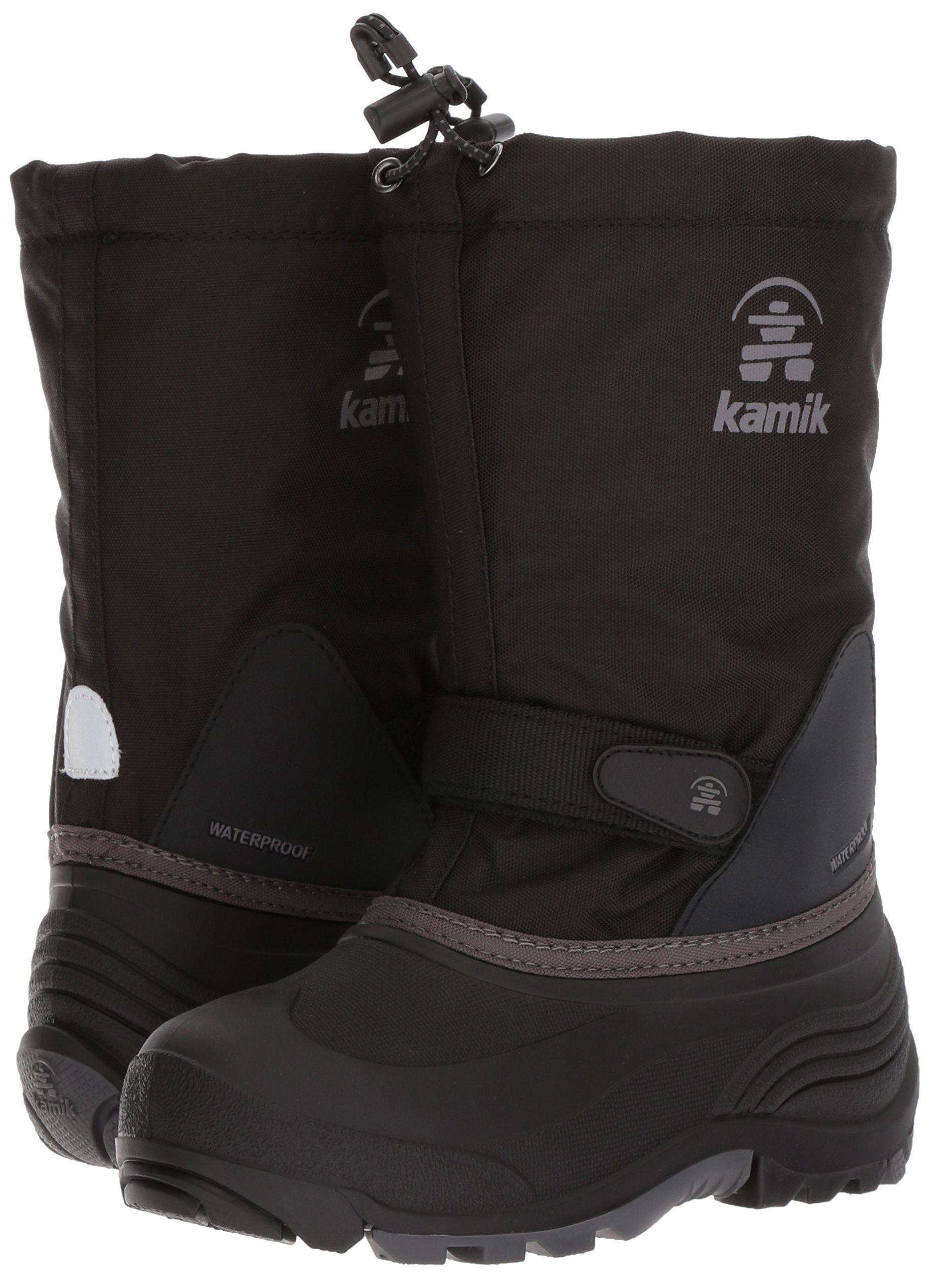 Kamik Waterbug 5 Kids Winter Adventure Boots - Waterproof, Moisture-Wicking, Reflective, Easy-On Design
