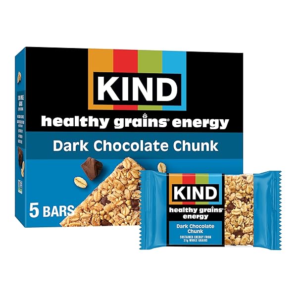 KIND HEALTHY GRAINS ENERGY BARS, DARK CHOCOLATE CHUNK,...