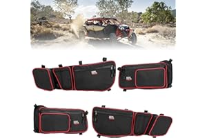 KEMIMOTO X3 MAX Door Bags, Compatible with Can-Am Maverick X3 Max 2017-2024, UTV Storage Accessories Front and Rear Upper Door Bags
