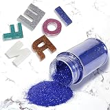 Renfio Ultra Fine Glitter Powder Deep Ocean 50g Resin Flakes for Crafts view 3