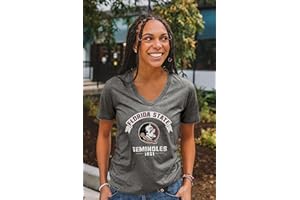 Blue 84 Women's NCAA Officially Licensed T-Shirt Burnout Vintage Scholar