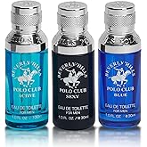 Beverly Hills Polo Club MENS 3PC SLIDER - BLUE VARIANT - CONTAINS BLUE/SEXY/ACTIVE 1OZ EDTs