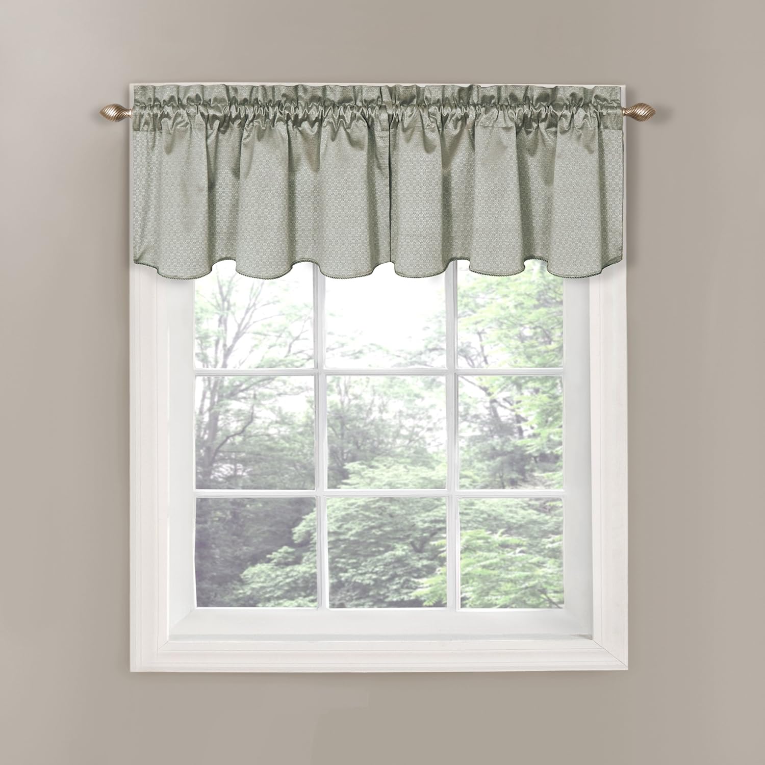 Amazon Com Eclipse Kitchen Valances For Windows Canova 42 X 21