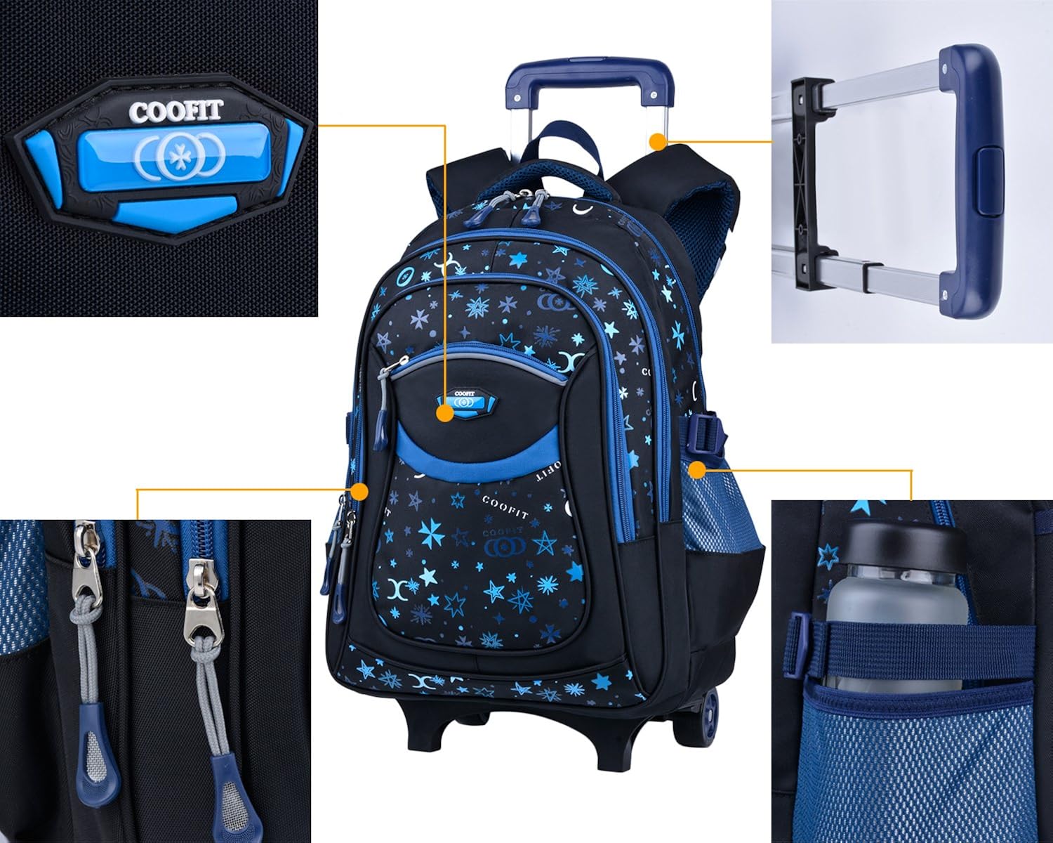 coofit rolling backpack