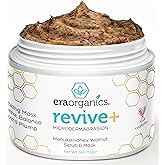 Manuka Honey Exfoliating Face Scrub – Gentle Microdermabrasion Face Exfoliator to Help Smooth, Soften & Balance with Moisturizing Organic Superfoods 4oz