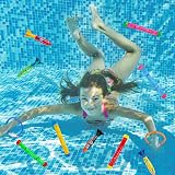 SULOLI Diving Pool Toys Set 5 Dive Sticks 4 Toypedo Bandits 4 Rings Kids view 4