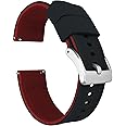 BARTON Elite Silicone Watch Bands - Quick Release - Choose Strap Color & Buckle Color (Stainless Steel, Black PVD or Gunmetal Grey) - 18mm, 20mm, 22mm & 24mm Watch Straps