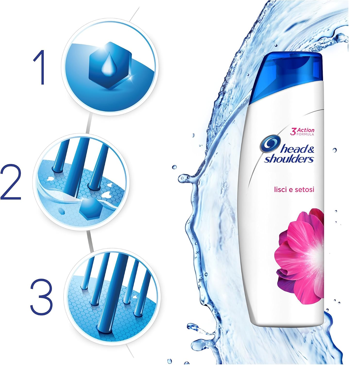 Head & Shoulders Anti-Dandruff Shampoo Smooth & Silky, 250 ml (Pack of 1) - Image 4