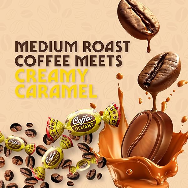 COLOMBINA COFFEE DELIGHT HARD CANDY, COFFEE-FLAVORED CANDY, 100 COUNT (PACK OF 1)