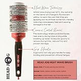 Head Jog 96 Heat Wave Ceramic Ionic Round Blow Dry Hair Brush 44mm Black view 6