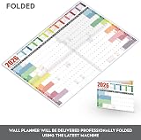 Giftinghouse 2026 Wall Planner A2 Laminated UK Full Year 42 x 59.4 cm with view 7