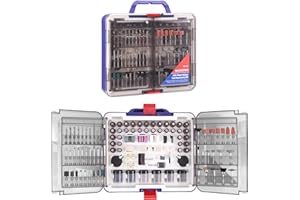 WORKPRO 530-Piece Rotary Tool Accessory Kit, Rotary Tool Bits for Easy Cutting, Grinding, Sanding, Polishing, Cleaning, Drilling, Carving and Engraving