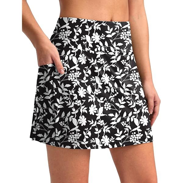 SANTINY Short De Bain à Taille Haute Femme Avec Togo