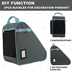HEXIFUL Skate Bag to Carry Ice Skates, Inline