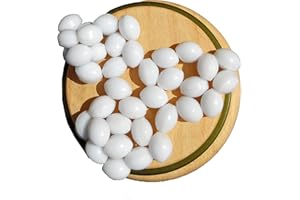 BBTCTY Magnetic Stirrer Stir Bar PTFE Magnetic Mixer Stir Bars (6X8mm, Olive Shape, 10pcs)