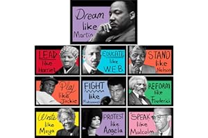Yarcooly Black History Month Decorations Black History Month Poster Pan African American Black History Month Bulletin Board Decorations and Supplies for Party