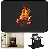 Himake 60×42 Inch Under Grill Mats for Outdoor Grill, Hearth Rugs for Fireplaces Fire Resistant, Gas and BBQ Grill Oil-Proof Water-Proof Protector for Decks, Patios and Indoor Grill