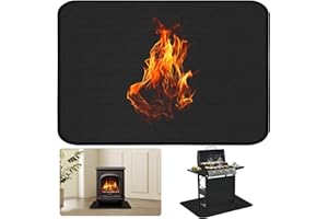 Himake 60×42 Inch Under Grill Mats for Outdoor Grill, Hearth Rugs for Fireplaces Fire Resistant, Gas and BBQ Grill Oil-Proof Water-Proof Protector for Decks, Patios and Indoor Grill