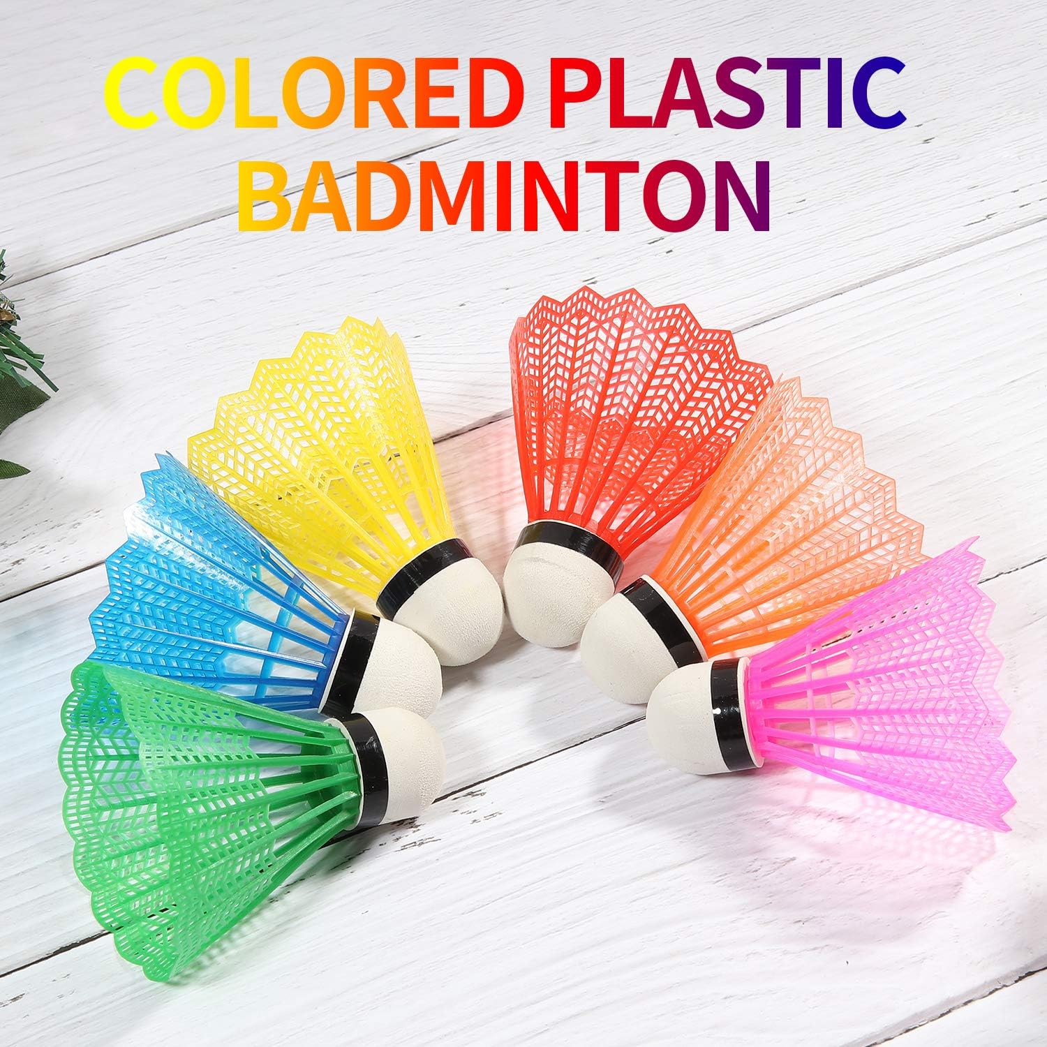 12pcs Nylon Badminton Shuttlecocks Sports Birdies Shuttlecock for Outdoor Indoor Sports Activities (12pcs Multicolor) : Sports & Outdoors