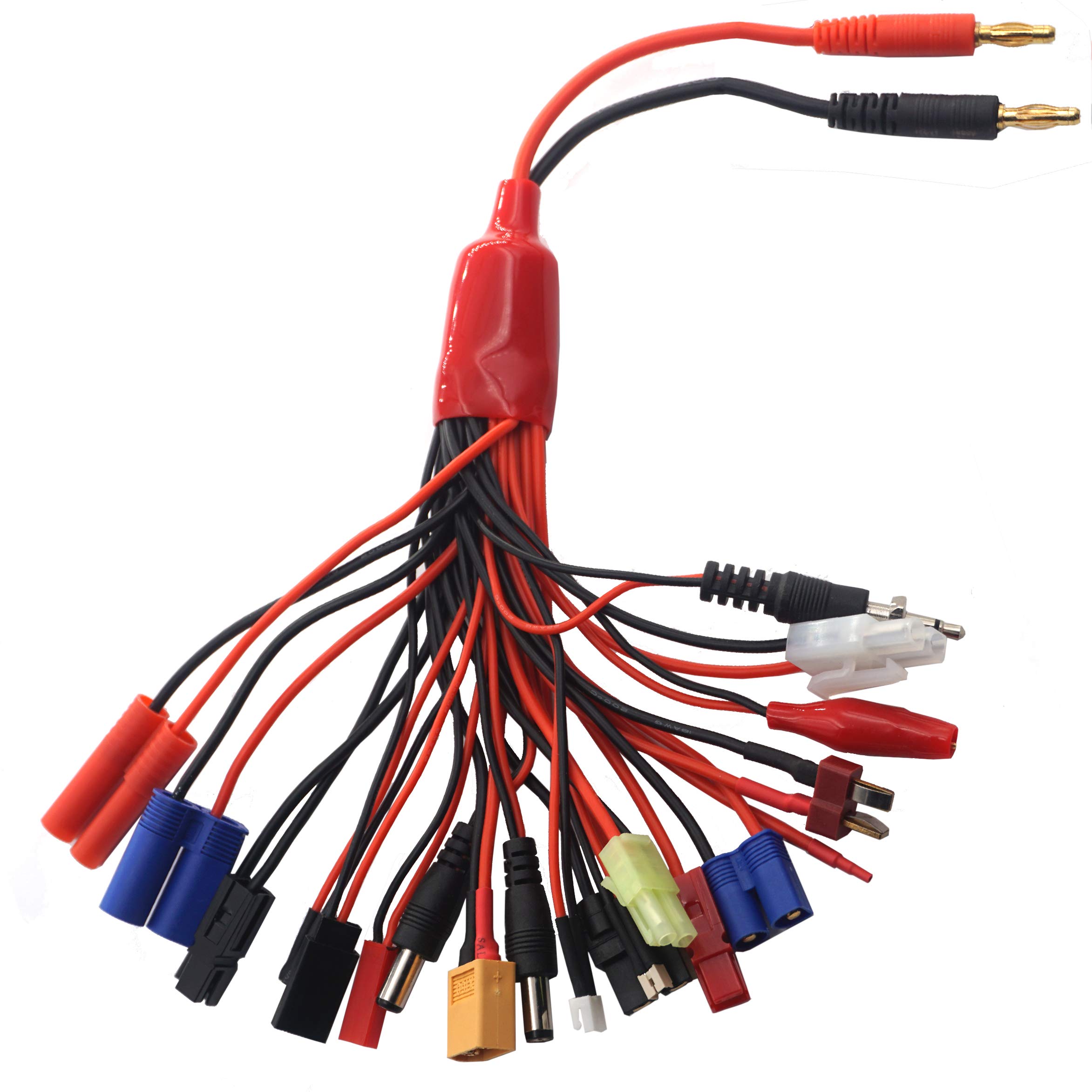 Photo 1 of Vgoohobby 19 in 1 RC Car Truck Lipo Battery Multi Charger Adapter Lead Cable Converter Compatible with Traxxas Tamiya RC Car Truck Boat Lipo Battery Charger