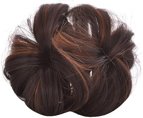 Buy Viva Artificial Hair Bun Clip Brown Online At Low Prices In