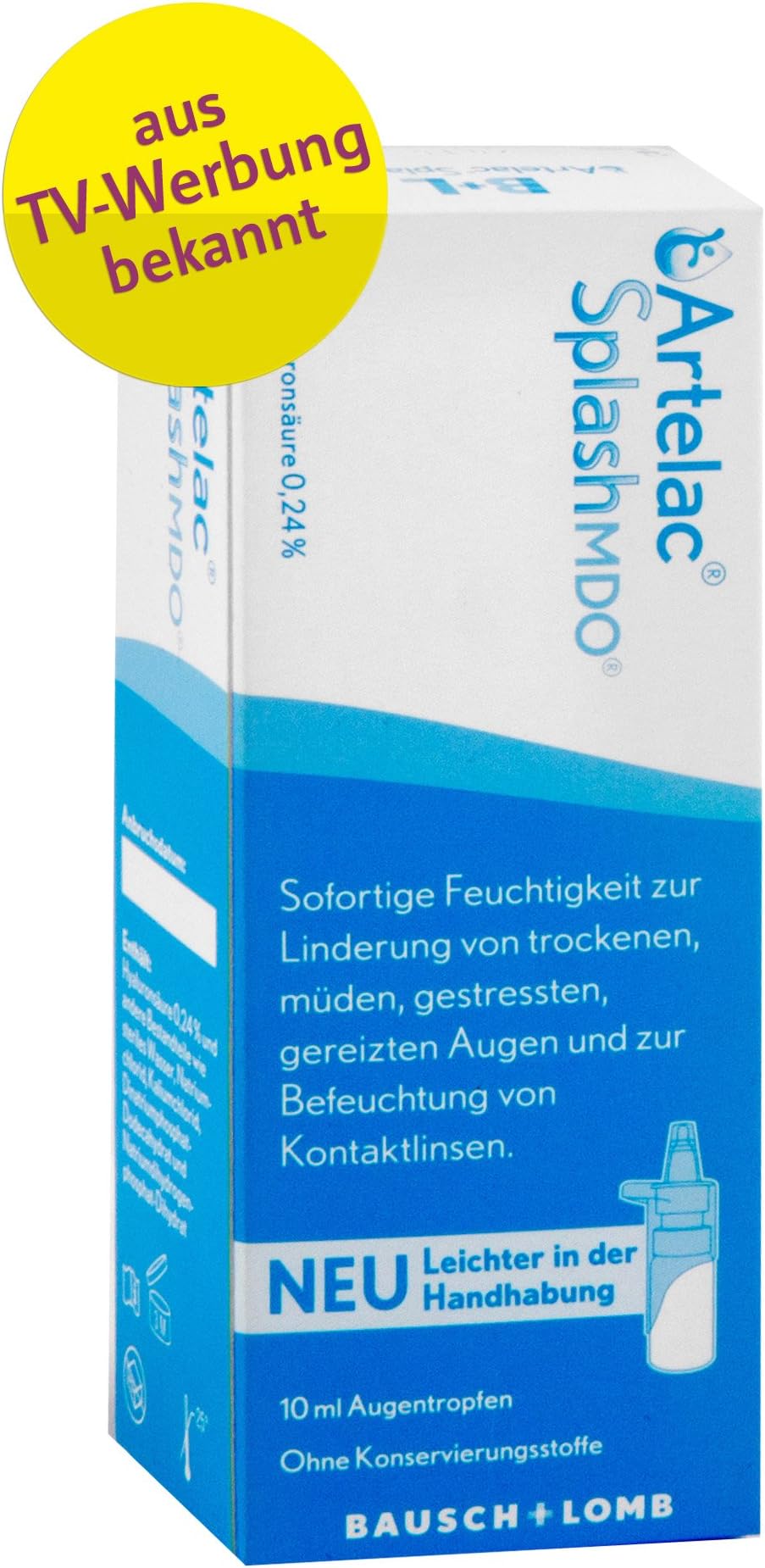 Artelac Splash Augentropfen MDO, 10 ml Solution
