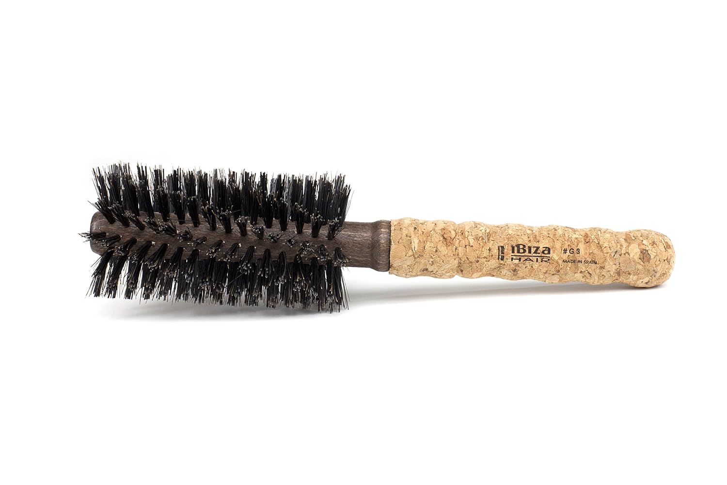 Amazon Com Ibiza Hair Brush G3 Boars Hair Brush Coarse Hair